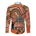 Aboriginal and Torres Strait Islander Children's Day Personalised Long Sleeve Button Shirt The Next Generation Strong in Culture