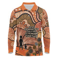 Aboriginal and Torres Strait Islander Children's Day Personalised Long Sleeve Polo Shirt The Next Generation Strong in Culture