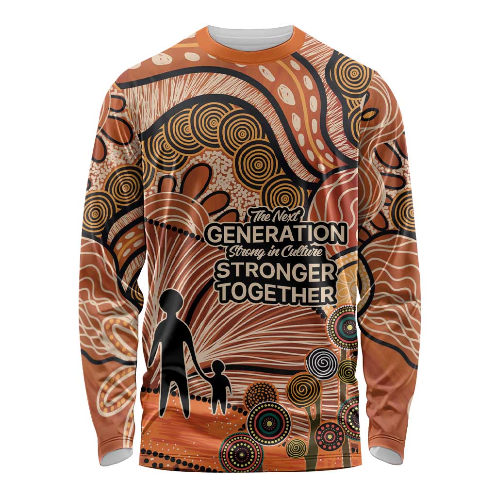 Aboriginal and Torres Strait Islander Children's Day Personalised Long Sleeve Shirt The Next Generation Strong in Culture