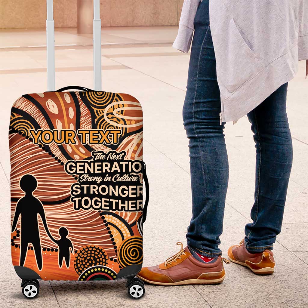 Aboriginal and Torres Strait Islander Children's Day Personalised Luggage Cover The Next Generation Strong in Culture