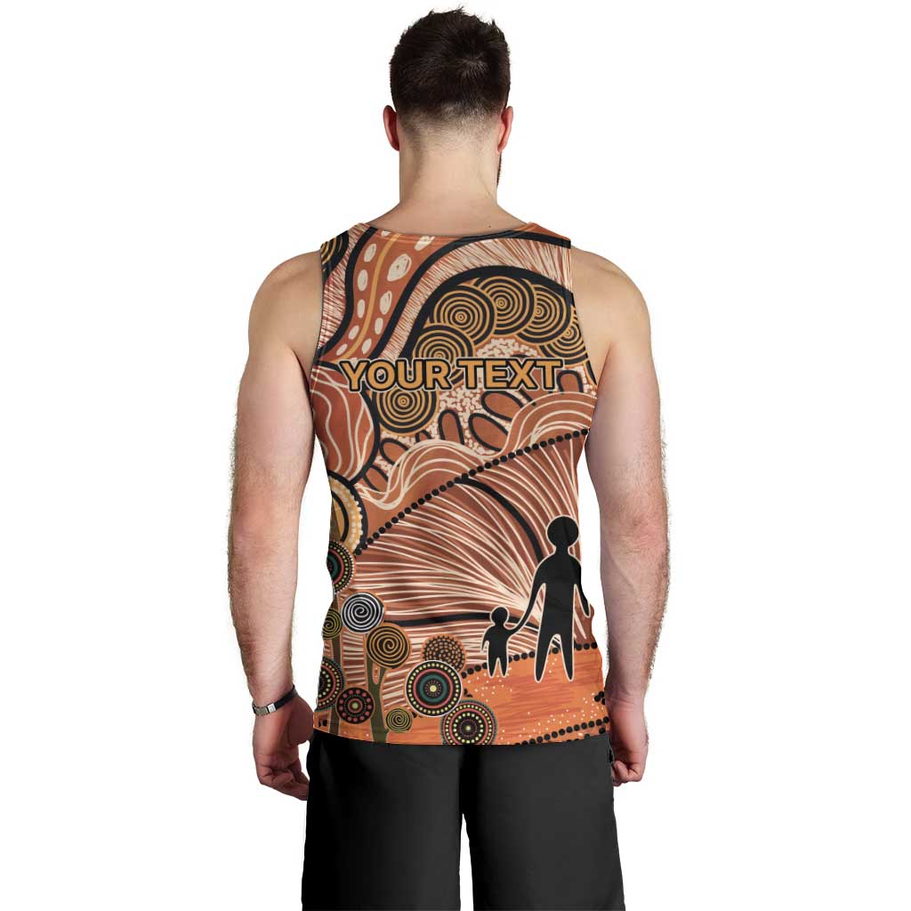 Aboriginal and Torres Strait Islander Children's Day Personalised Men Tank Top The Next Generation Strong in Culture