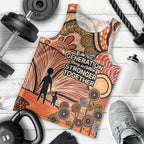 Aboriginal and Torres Strait Islander Children's Day Personalised Men Tank Top The Next Generation Strong in Culture