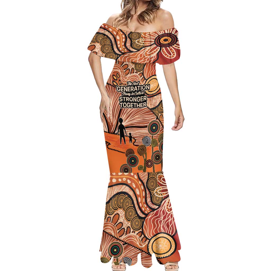 Aboriginal and Torres Strait Islander Children's Day Personalised Mermaid Dress The Next Generation Strong in Culture
