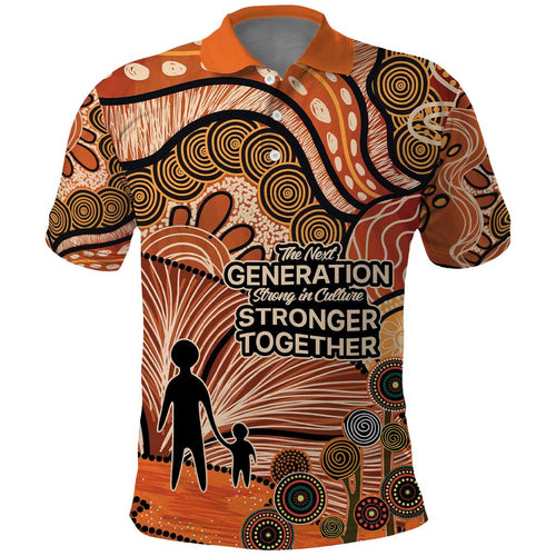 Aboriginal and Torres Strait Islander Children's Day Personalised Polo Shirt The Next Generation Strong in Culture