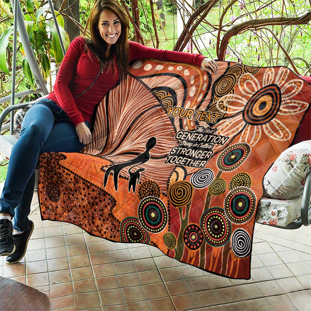 Aboriginal and Torres Strait Islander Children's Day Personalised Quilt The Next Generation Strong in Culture