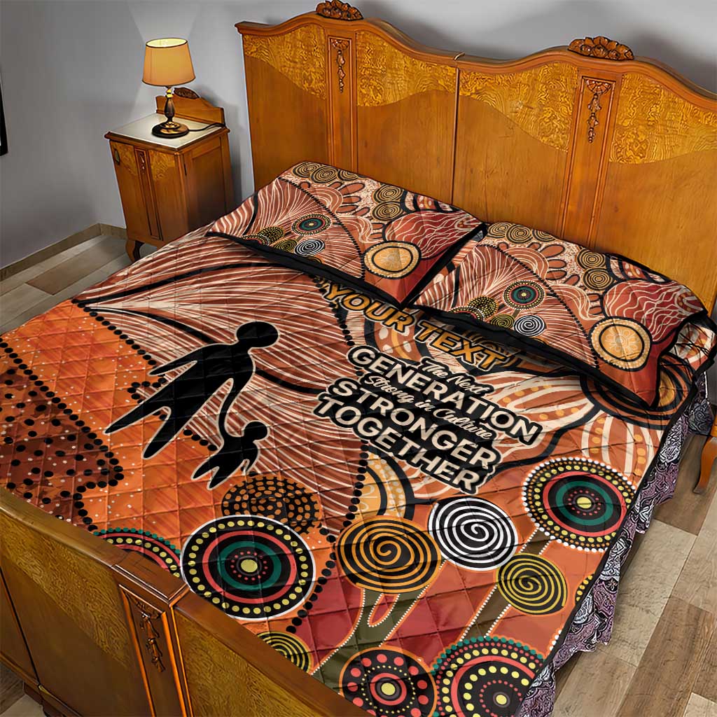 Aboriginal and Torres Strait Islander Children's Day Personalised Quilt Bed Set The Next Generation Strong in Culture