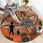 Aboriginal and Torres Strait Islander Children's Day Personalised Round Carpet The Next Generation Strong in Culture