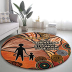 Aboriginal and Torres Strait Islander Children's Day Personalised Round Carpet The Next Generation Strong in Culture