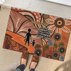 Aboriginal and Torres Strait Islander Children's Day Personalised Rubber Doormat The Next Generation Strong in Culture