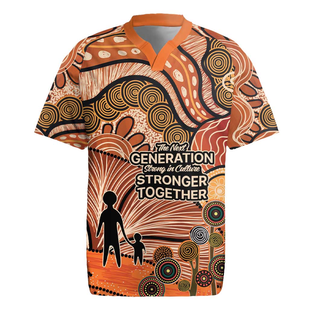 Aboriginal and Torres Strait Islander Children's Day Personalised Rugby Jersey The Next Generation Strong in Culture