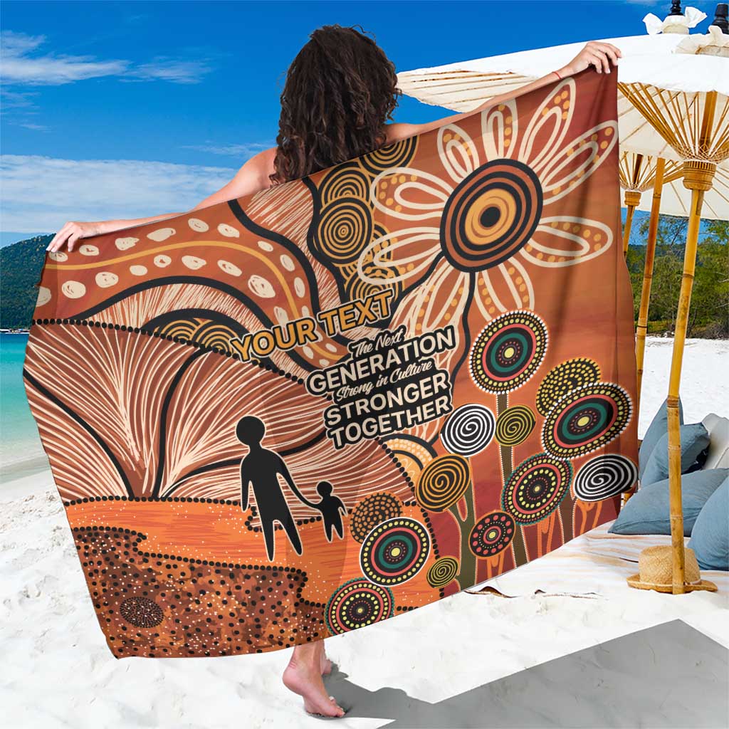 Aboriginal and Torres Strait Islander Children's Day Personalised Sarong The Next Generation Strong in Culture