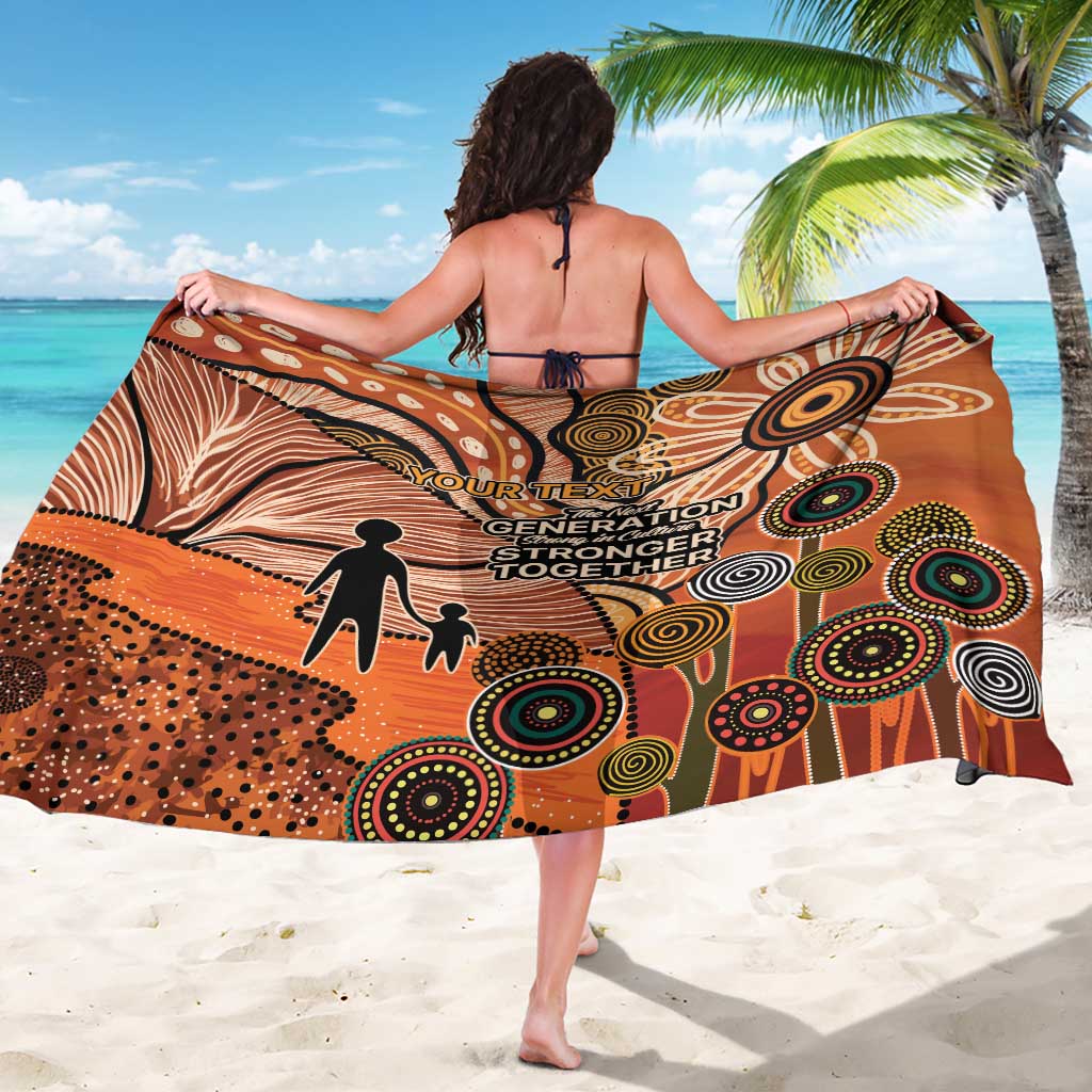 Aboriginal and Torres Strait Islander Children's Day Personalised Sarong The Next Generation Strong in Culture
