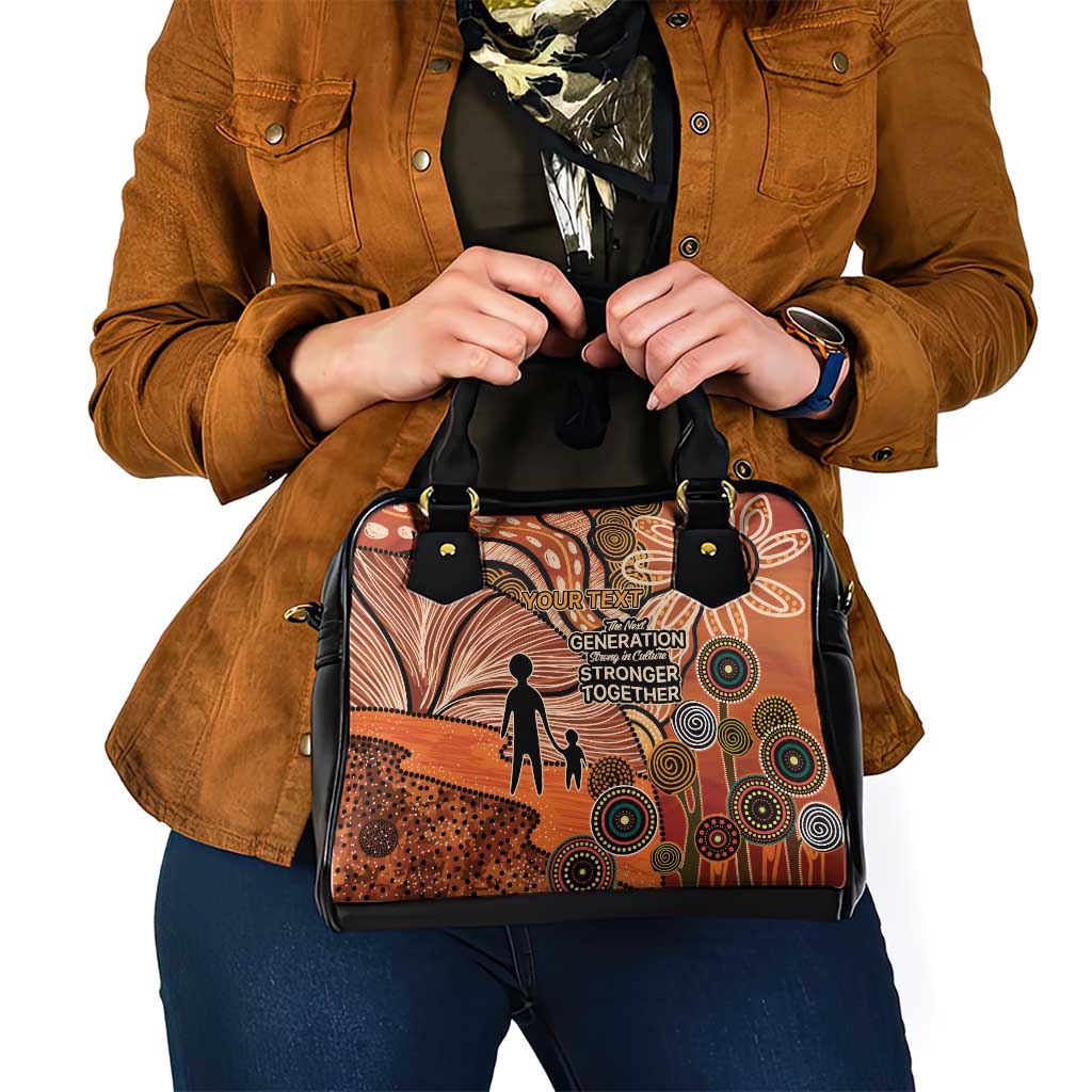 Aboriginal and Torres Strait Islander Children's Day Personalised Shoulder Handbag The Next Generation Strong in Culture