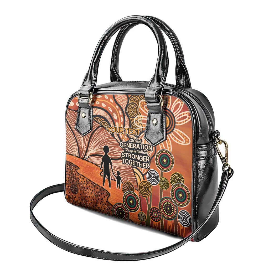 Aboriginal and Torres Strait Islander Children's Day Personalised Shoulder Handbag The Next Generation Strong in Culture