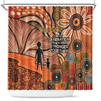 Aboriginal and Torres Strait Islander Children's Day Personalised Shower Curtain The Next Generation Strong in Culture