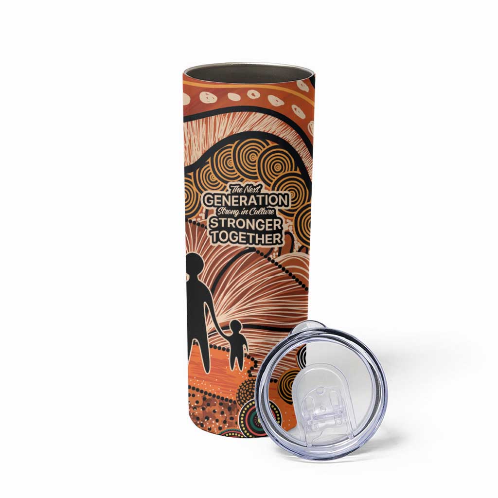 Aboriginal and Torres Strait Islander Children's Day Personalised Skinny Tumbler The Next Generation Strong in Culture