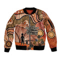 Aboriginal and Torres Strait Islander Children's Day Personalised Sleeve Zip Bomber Jacket The Next Generation Strong in Culture
