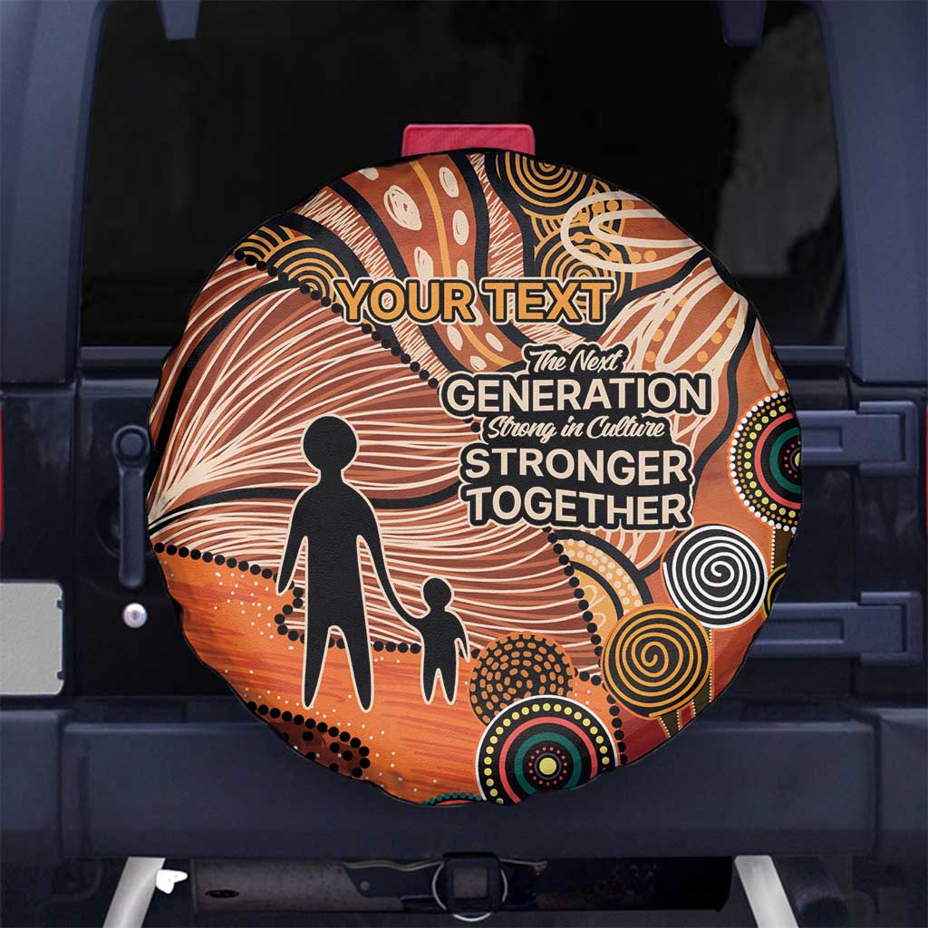 Aboriginal and Torres Strait Islander Children's Day Personalised Spare Tire Cover The Next Generation Strong in Culture