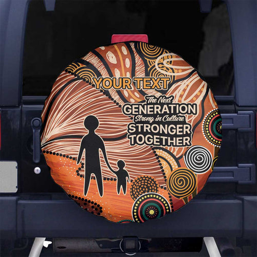 Aboriginal and Torres Strait Islander Children's Day Personalised Spare Tire Cover The Next Generation Strong in Culture