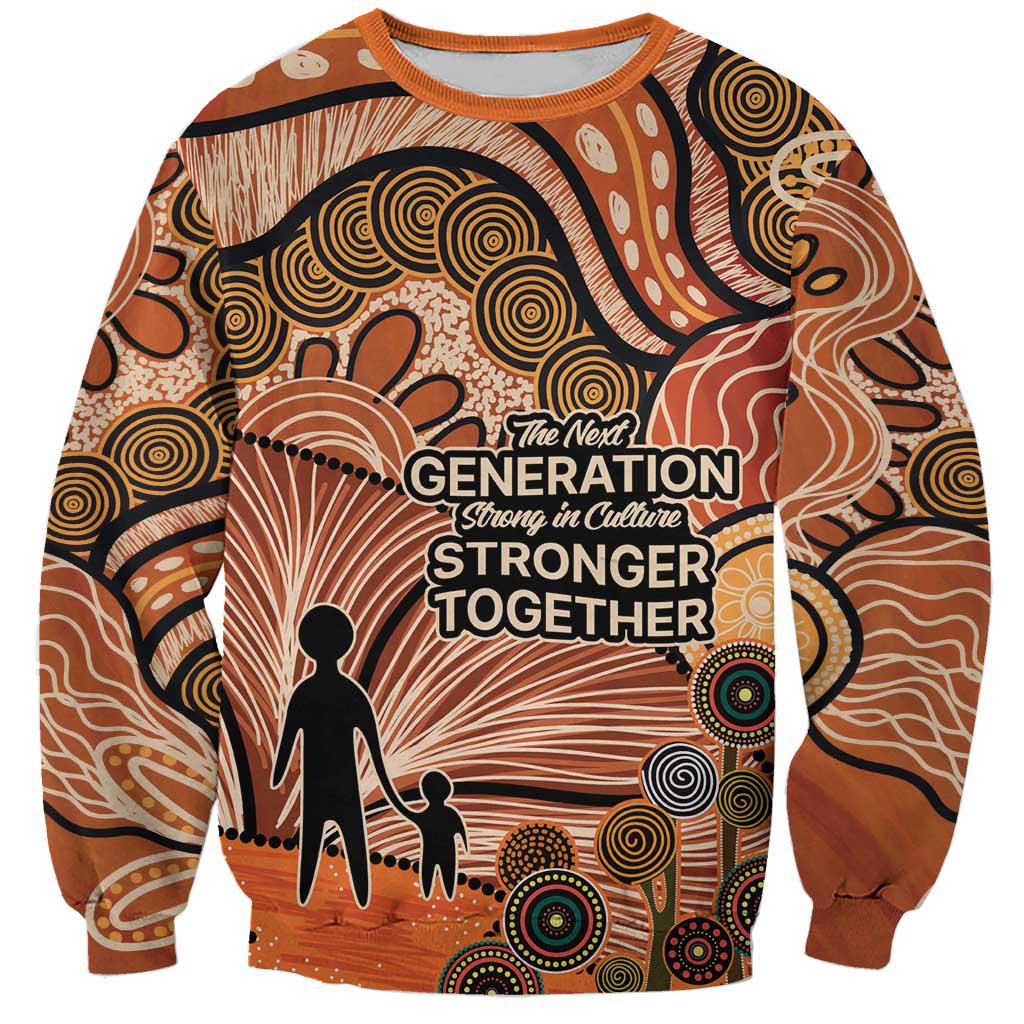 Aboriginal and Torres Strait Islander Children's Day Personalised Sweatshirt The Next Generation Strong in Culture
