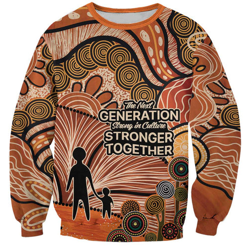 Aboriginal and Torres Strait Islander Children's Day Personalised Sweatshirt The Next Generation Strong in Culture