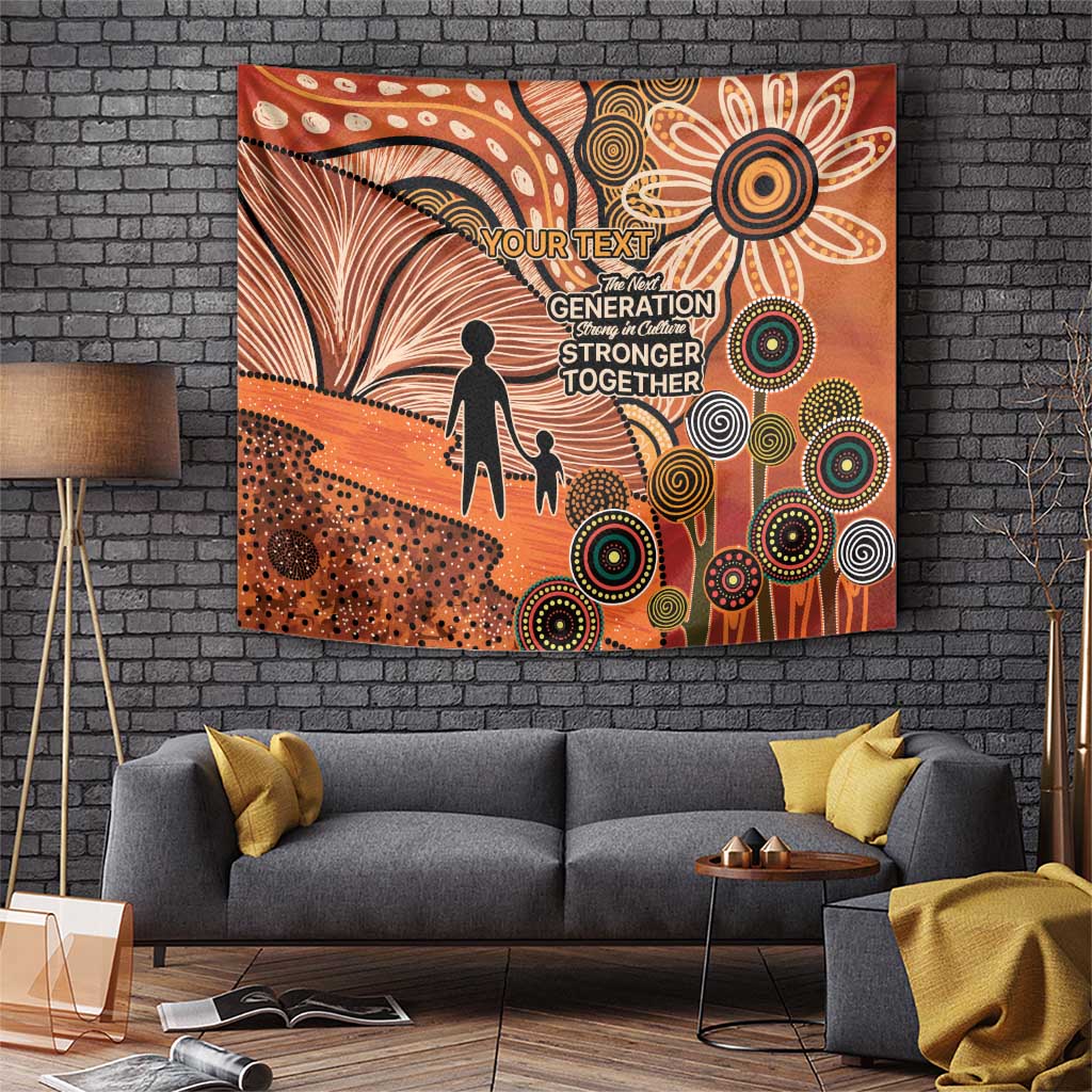 Aboriginal and Torres Strait Islander Children's Day Personalised Tapestry The Next Generation Strong in Culture
