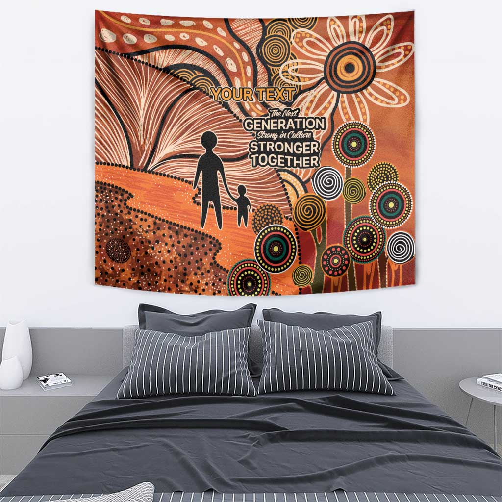 Aboriginal and Torres Strait Islander Children's Day Personalised Tapestry The Next Generation Strong in Culture