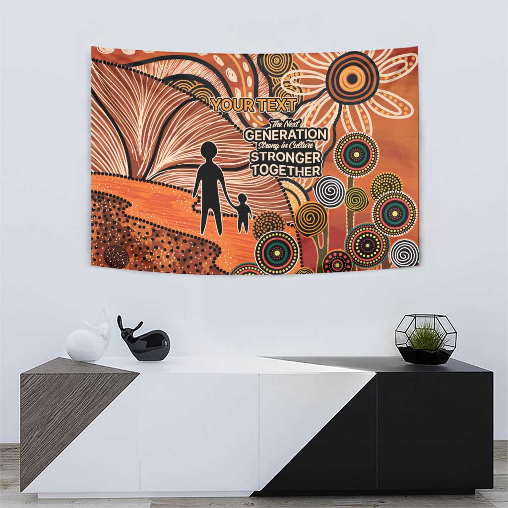 Aboriginal and Torres Strait Islander Children's Day Personalised Tapestry The Next Generation Strong in Culture