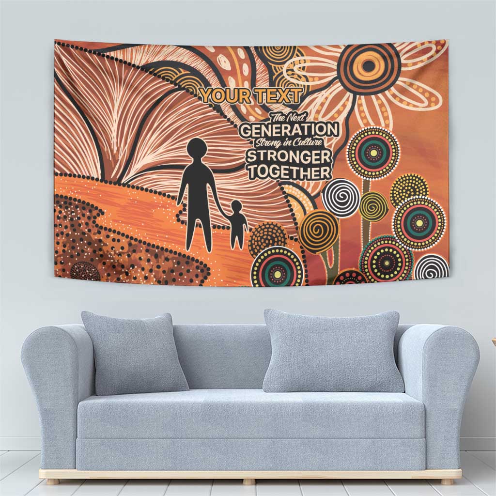 Aboriginal and Torres Strait Islander Children's Day Personalised Tapestry The Next Generation Strong in Culture
