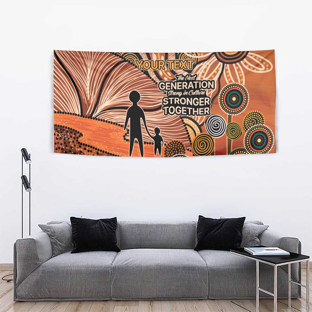 Aboriginal and Torres Strait Islander Children's Day Personalised Tapestry The Next Generation Strong in Culture
