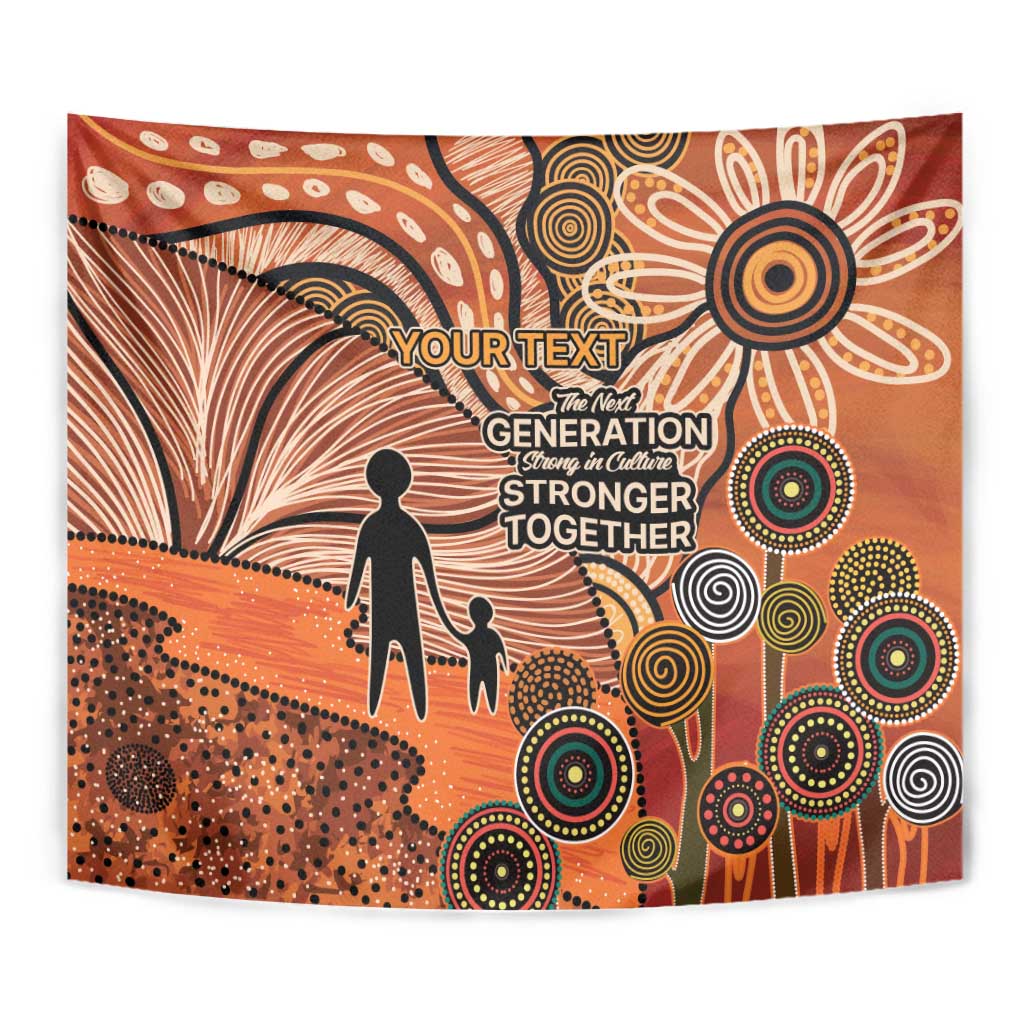 Aboriginal and Torres Strait Islander Children's Day Personalised Tapestry The Next Generation Strong in Culture