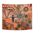 Aboriginal and Torres Strait Islander Children's Day Personalised Tapestry The Next Generation Strong in Culture