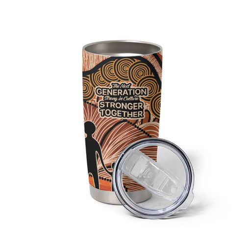 Aboriginal and Torres Strait Islander Children's Day Personalised Tumbler Cup The Next Generation Strong in Culture