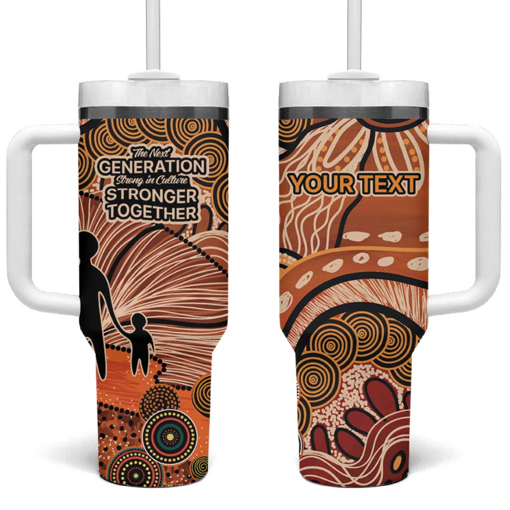 Aboriginal and Torres Strait Islander Children's Day Personalised Tumbler With Handle The Next Generation Strong in Culture