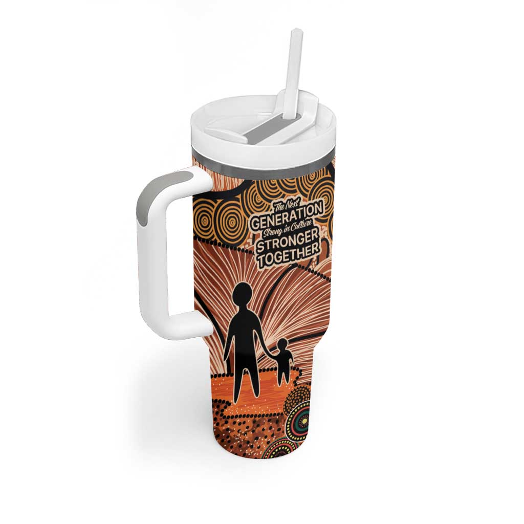 Aboriginal and Torres Strait Islander Children's Day Personalised Tumbler With Handle The Next Generation Strong in Culture
