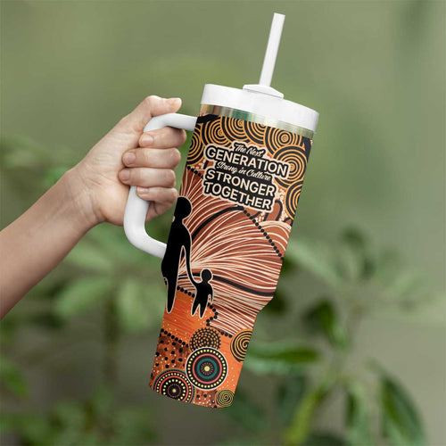 Aboriginal and Torres Strait Islander Children's Day Personalised Tumbler With Handle The Next Generation Strong in Culture