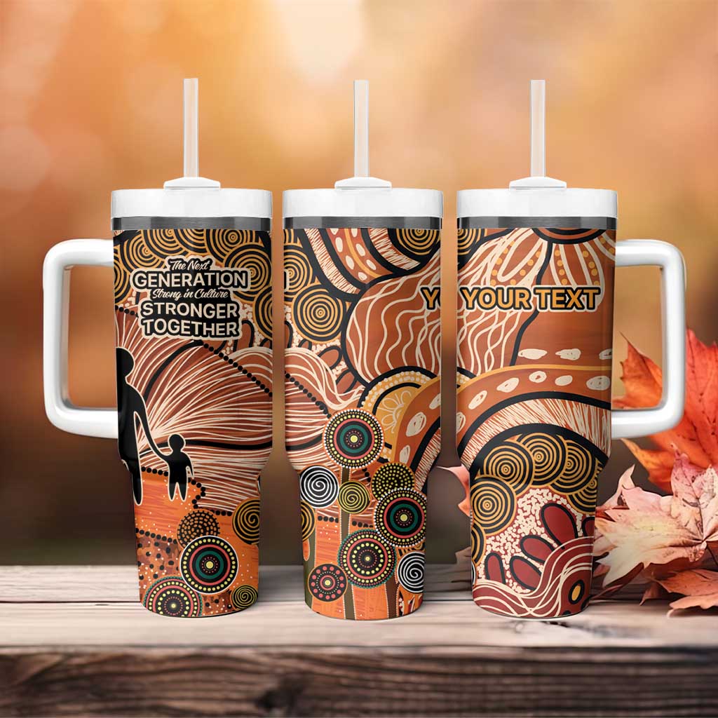 Aboriginal and Torres Strait Islander Children's Day Personalised Tumbler With Handle The Next Generation Strong in Culture
