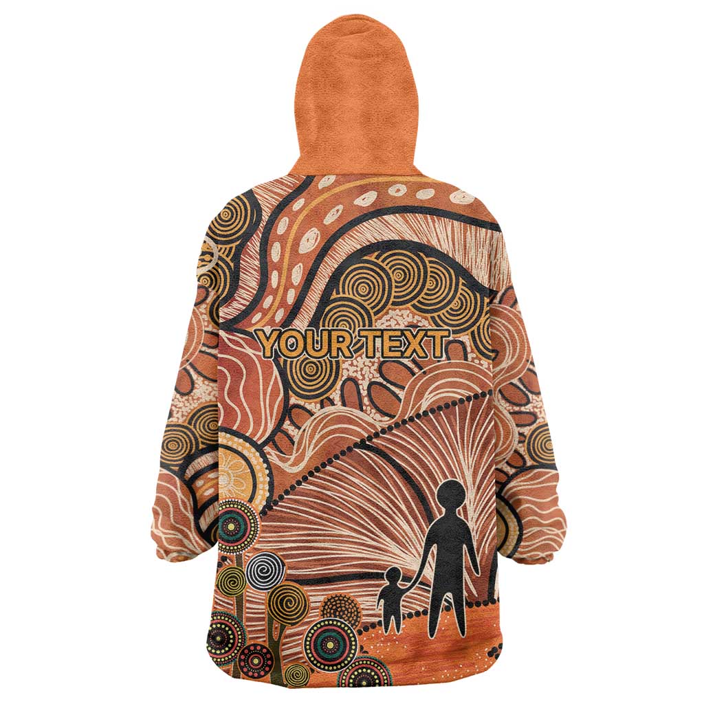Aboriginal and Torres Strait Islander Children's Day Personalised Wearable Blanket Hoodie The Next Generation Strong in Culture