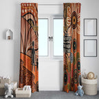 Aboriginal and Torres Strait Islander Children's Day Personalised Window Curtain The Next Generation Strong in Culture