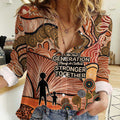 Aboriginal and Torres Strait Islander Children's Day Personalised Women Casual Shirt The Next Generation Strong in Culture