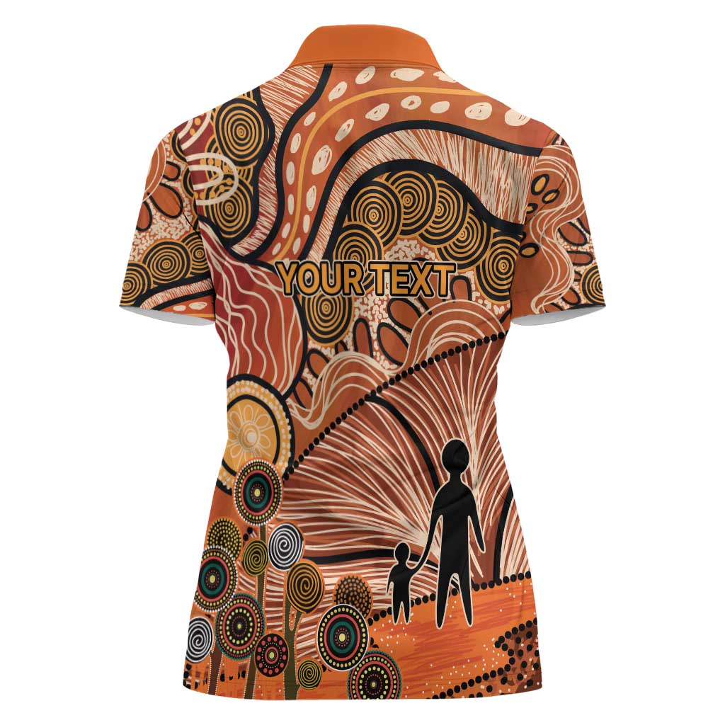 Aboriginal and Torres Strait Islander Children's Day Personalised Women Polo Shirt The Next Generation Strong in Culture