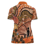 Aboriginal and Torres Strait Islander Children's Day Personalised Women Polo Shirt The Next Generation Strong in Culture