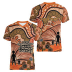 Aboriginal and Torres Strait Islander Children's Day Personalised Women V-Neck T-Shirt The Next Generation Strong in Culture