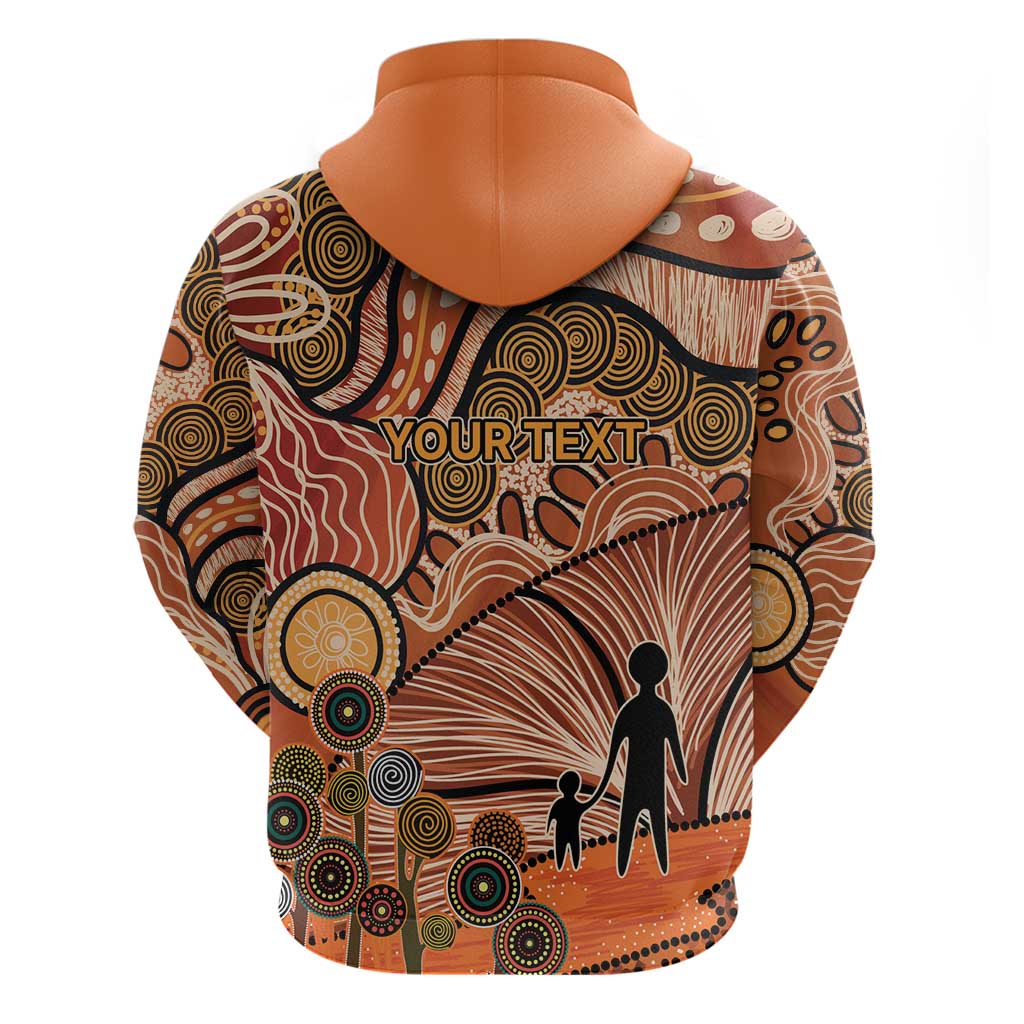 Aboriginal and Torres Strait Islander Children's Day Personalised Zip Hoodie The Next Generation Strong in Culture