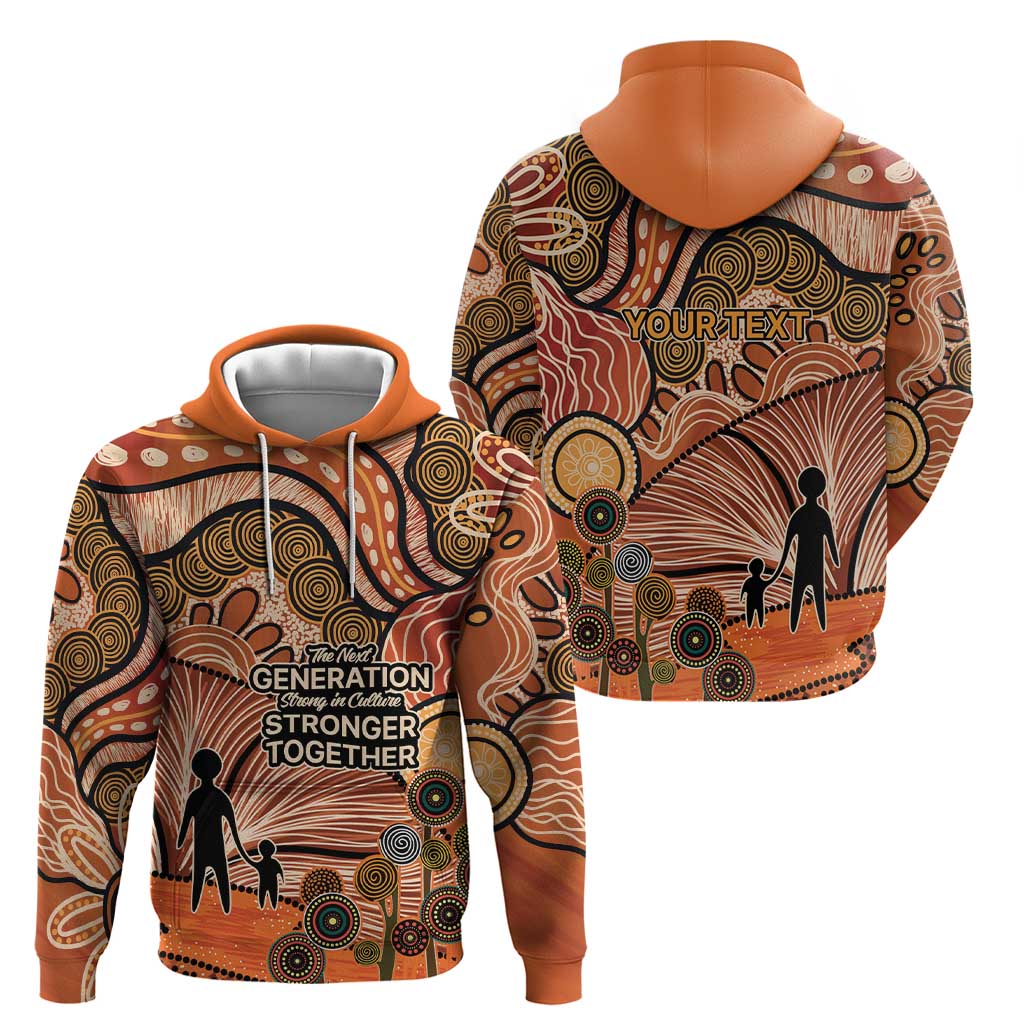 Aboriginal and Torres Strait Islander Children's Day Personalised Zip Hoodie The Next Generation Strong in Culture