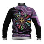Inspirational Fight Cancers In All Color Personalised Baseball Jacket Dragonfly Aboriginal Art