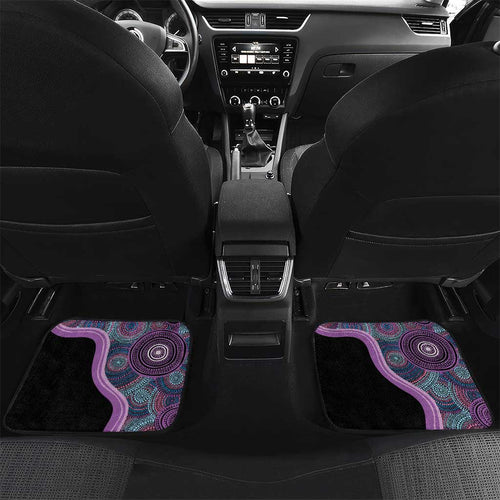 Inspirational Fight Cancers In All Color Personalised Car Mats Dragonfly Aboriginal Art