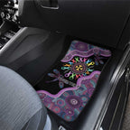 Inspirational Fight Cancers In All Color Personalised Car Mats Dragonfly Aboriginal Art