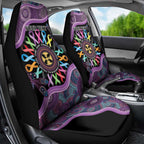 Inspirational Fight Cancers In All Color Personalised Car Seat Cover Dragonfly Aboriginal Art