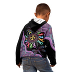 Inspirational Fight Cancers In All Color Personalised Kid Hoodie Dragonfly Aboriginal Art